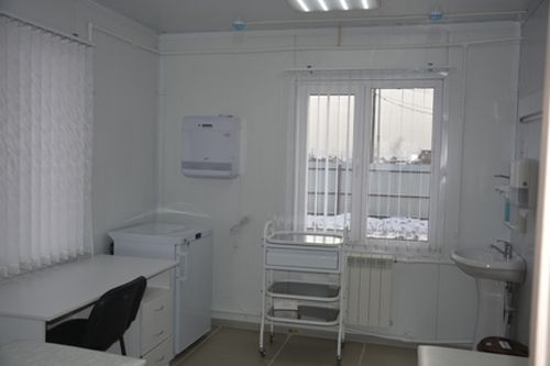 В районе левобережных дач в Кызыле открыто новое здание для четырех участков женской консультации