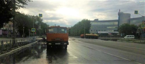 В Кызыле только за сегодняшнее утро откачано больше двух тысяч кубометров воды из луж 