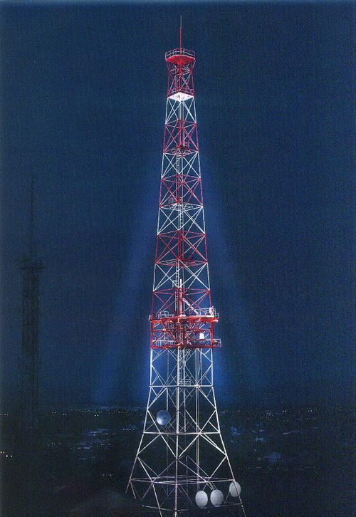 Кызылская телебашня раскрасится цветами флага России