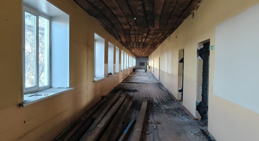 В Туве продолжается капитальный ремонт школ