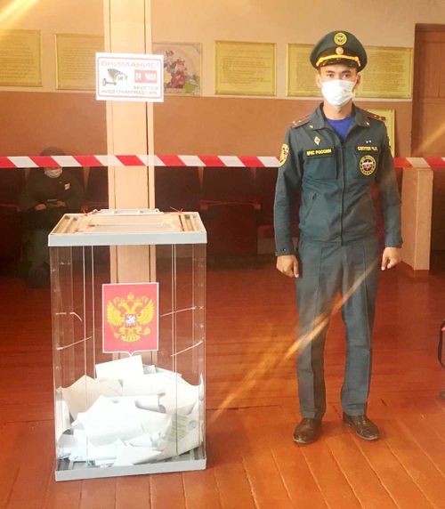 В Туве сотрудники МЧС России переведены на усиленный режим работы для обеспечения безопасности во время трехдневного голосования