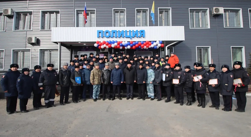 В Ак-Довураке торжественно открыли обновленное здание МО МВД России «Барун-Хемчикский»