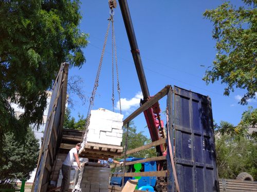 В Алчевск ЛНР доставлены пиломатериалы из Вологодской области