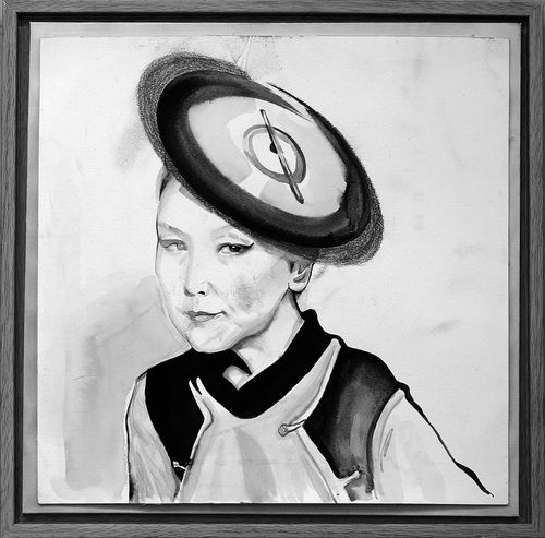 В Кызыле открылась персональная выставка Саинхо Намчылак «Музыка в картинах»