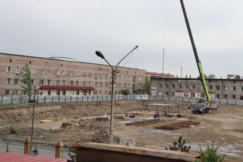 В столице Тувы продолжается строительство новой республиканской детской больницы