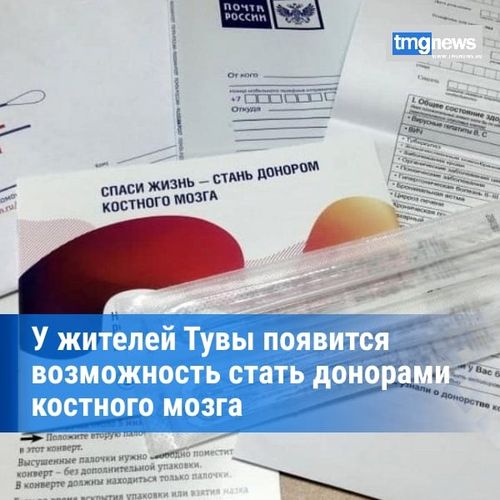 Станцию переливания крови Тувы включат в Федеральный регистр доноров костного мозга