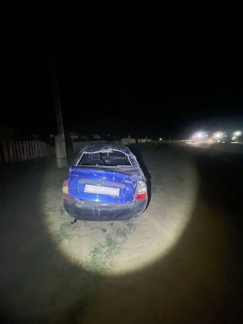 В Чаа-Хольском районе водитель «Лады Калины» устроил ДТП и скрылся