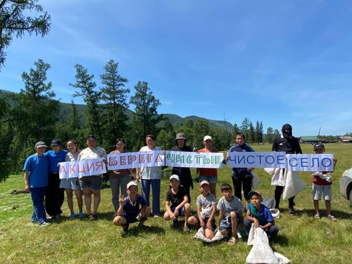 Жители села Ий собрали более 250 мешков мусора в рамках акции «Чистое село. Чистые берега»