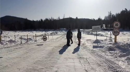 В Тоджинском районе открыли ледовую переправу