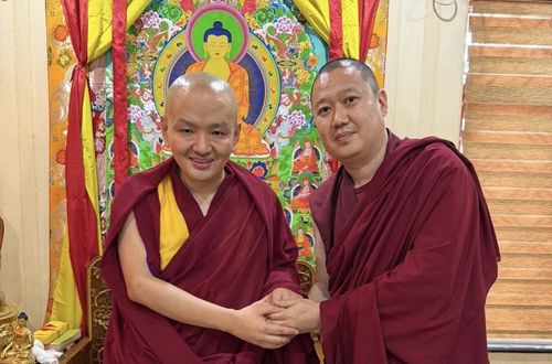 Камбы-лама Тувы встретился с Кунделингом Ринпоче в Индии