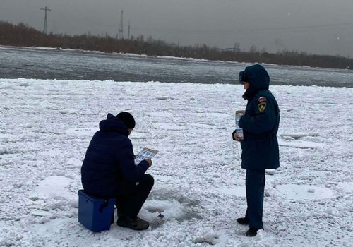 В Туве стартовала профилактическая акция «Тонкий лёд»