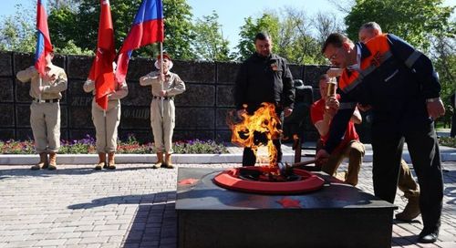 Впервые за восемь лет торжественные мероприятия 9 мая прошли и в Мариуполе