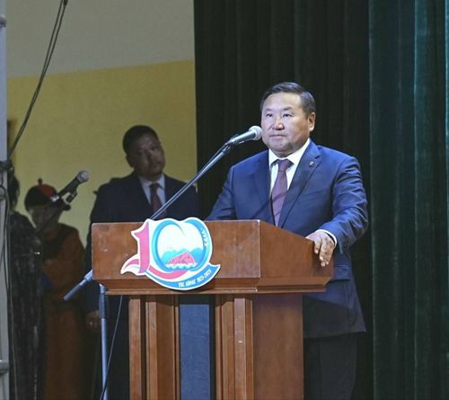 Глава Тувы поздравил жителей Увс аймака Монголии со столетием региона