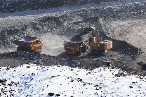 Уголь пошел