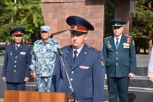 На площади Победы в Кызыле прошло торжественное мероприятие, посвященное приведению к присяге сотрудников регионального УФСИН