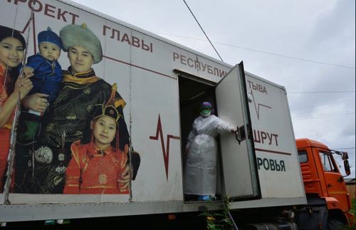 "МАРШРУТ ЗДОРОВЬЯ" ВЫЕХАЛ В ОВЮРСКИЙ РАЙОН