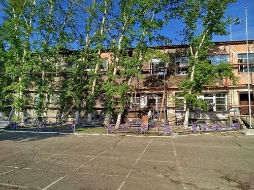 В Шагонаре благодаря федеральной программе обновляется школа