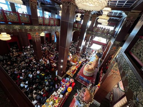 Камбы-лама Тувы Гелек Нацык-Доржу выразил благодарность прихожанам, сделавшим пожертвования во время приезда Кунделинг Тацаг Ринпоче