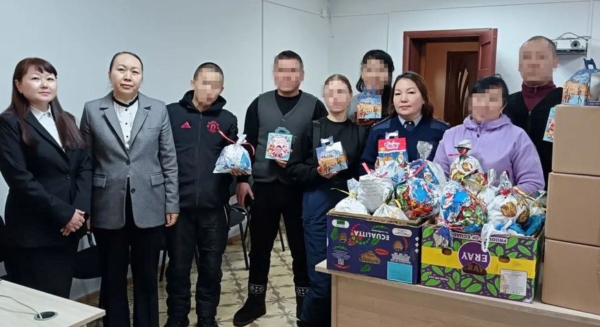 Осужденные колонии-поселения приняли участие в ежегодной акции «Маршрут Деда Мороза»