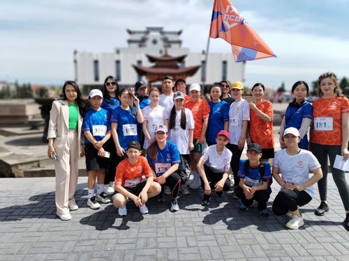 ПСБ в Туве поддержал Международный полумарафон «ЗаБег.РФ»