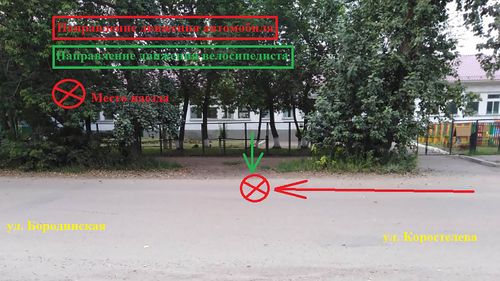 На улице Урицкого ДТП с участием ребенка-велосипедиста