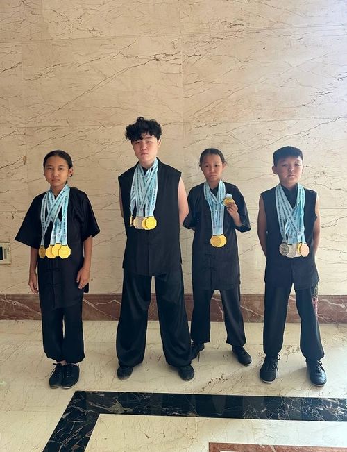 Юные тувинские спортсмены стали победителями и призерами турнира по кунг-фу на родине Ип Мана