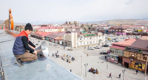 В Кызыле на площади Арбата установили систему оповещения