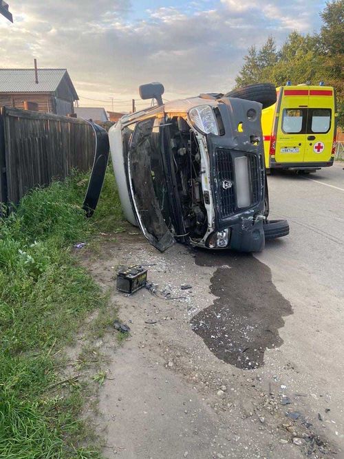 В Туве 7 человек пострадало в ДТП с пассажирской «Газелью»