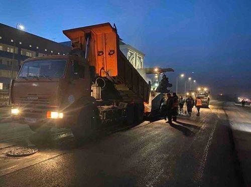 В Кызыле продолжается реконструкция улицы Титова