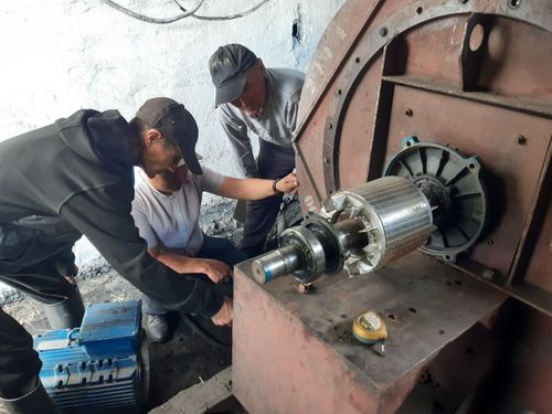 Кызыл-Мажалык готовится к зиме: котельная села проходит плановый ремонт