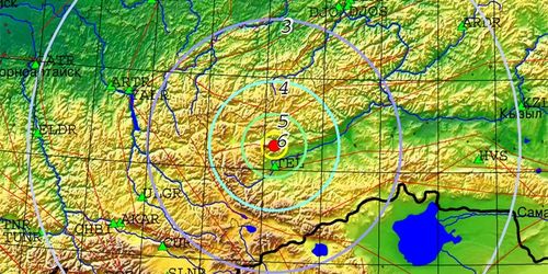 На западе Тувы произошло сильное землетрясение