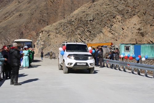 В Туве после паводков восстановили мост через реку Барлык на автодороге Мугур-Аксы — Хандагайты