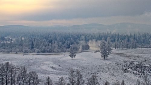 В Туве сегодня ночью ожидается похолодание до -35°С