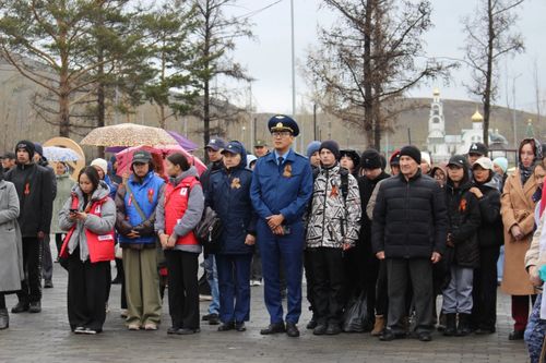 В Туве продолжается автопробег, приуроченный к 80-летию Победы