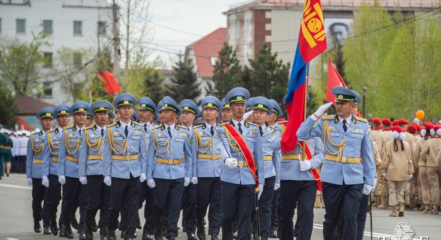 Военнослужащие из Монголии впервые приняли участие в параде Победы в Кызыле