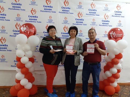 Всероссийская акция «Больше доноров - больше жизни!» продолжается в Туве