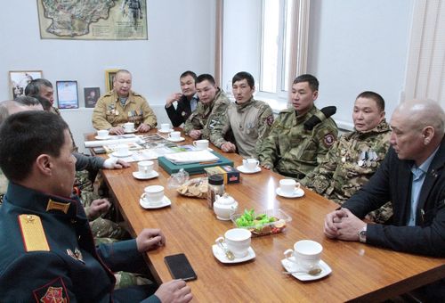 Тускай шериг операциязының киржикчилерин хүлээп алган