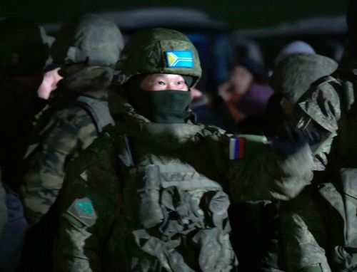 Тува проводила в зону СВО мотострелковый батальон, сформированный из мобилизованных граждан