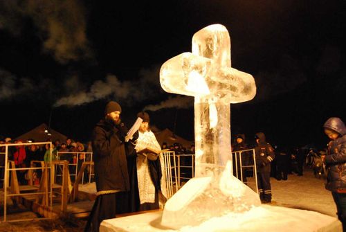 Кызыл готовится к Крещению