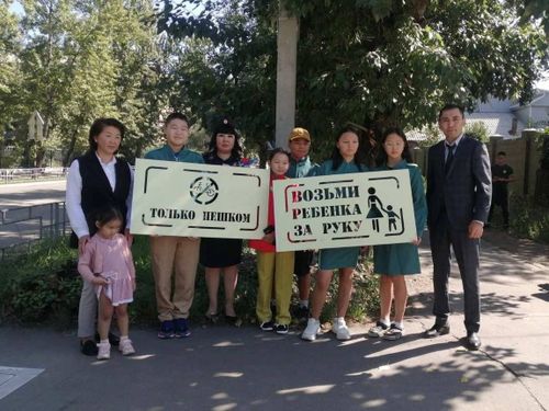 «Трафареты безопасности» на дорогах