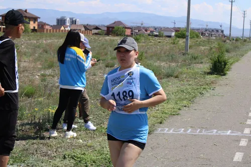 В Туве прошли соревнования по бегу среди женщин-участниц спецоперации