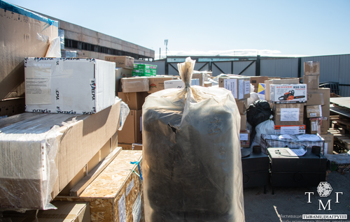 Осенний гуманитарный груз доставлен бойцам