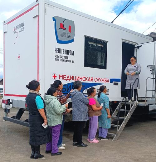 В Дзун-Хемчикском районе работает передвижной маммограф благодаря нацпроекту «Продолжительная и активная жизнь»