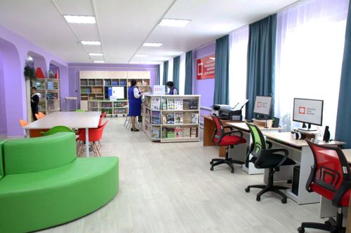 В Ак-Дуруге открылась модельная библиотека нового поколения