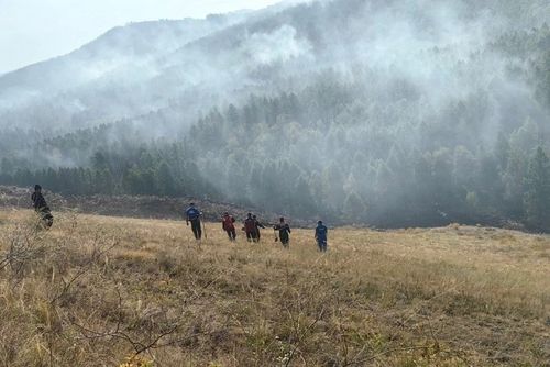 Лесные пожары в Туве. Режим ЧС продолжается, ситуация под контролем