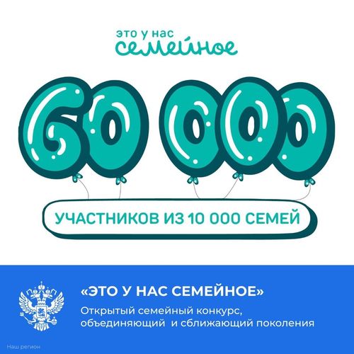 На конкурс «Это у нас семейное» может записаться любая семья