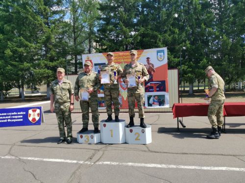 Росгвардейцы Тувы стали призерами чемпионата по служебному биатлону и легкоатлетическому кроссу