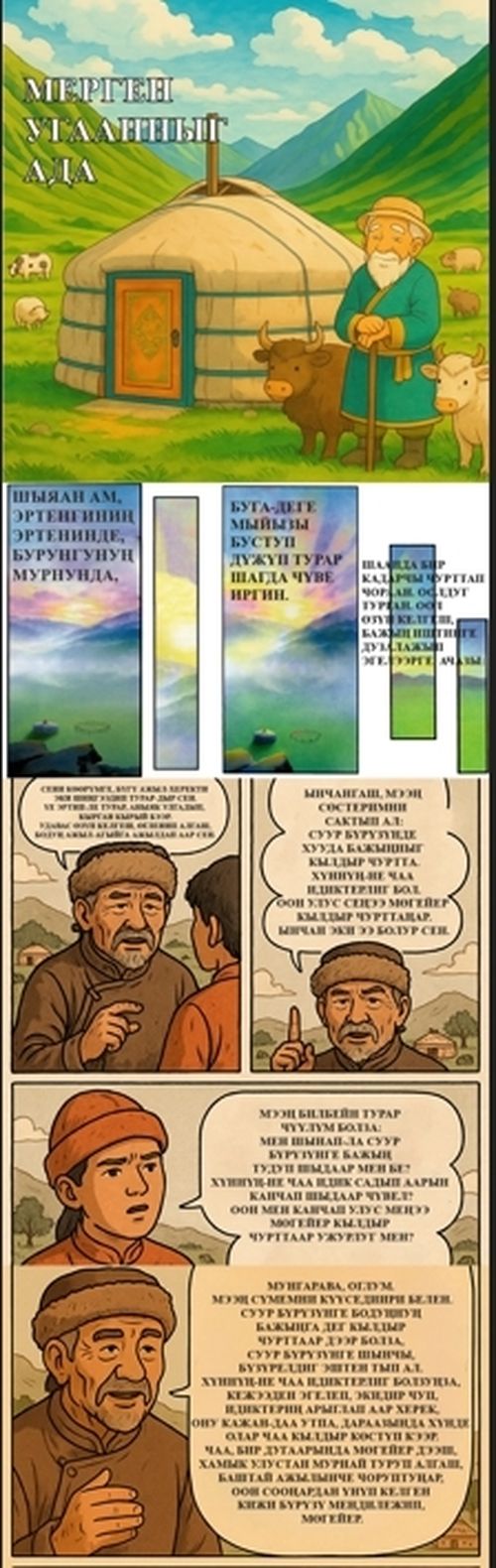 Мөөрейниң түңнелдерин үндүрген