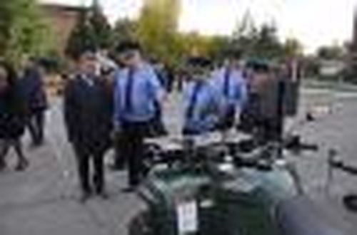 Пообщались с пограничниками