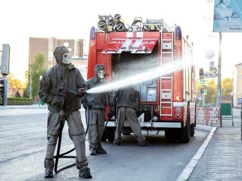 К дезинфекции столицы Тувы привлекли военнослужащих